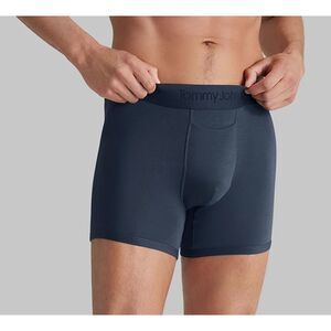NEW Tommy John Second Skin Boxer Brief 4" Inseam Dress Blues Size Medium NWT